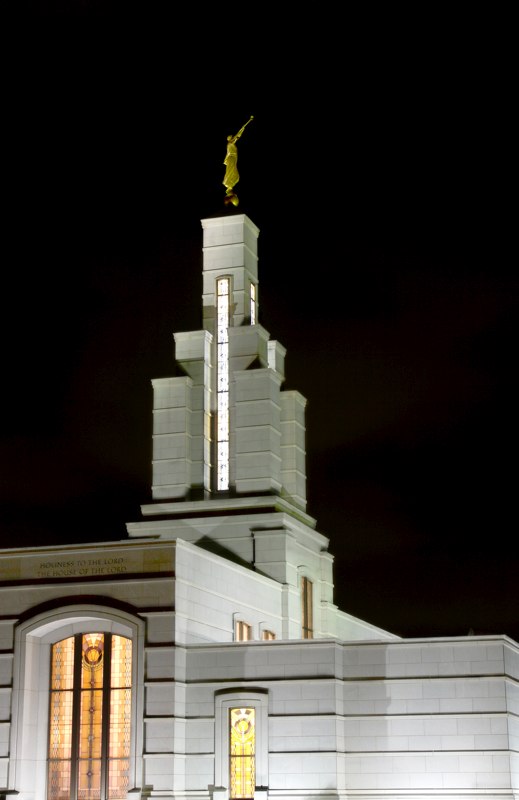 Mormon temple in Accra, Ghana at night Mormon temple in Accra, Ghana at night