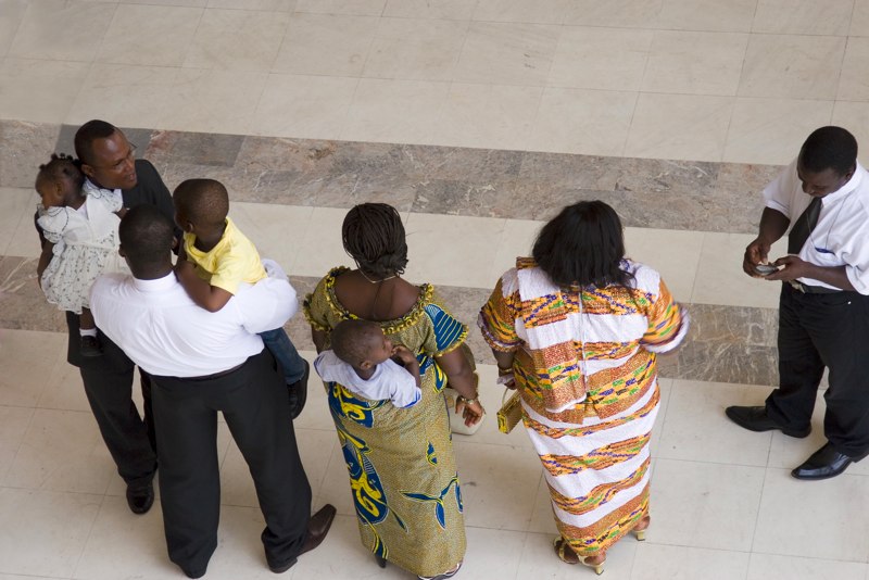 Mormons at church in Ghana, Africa Mormons at church in Ghana, Africa