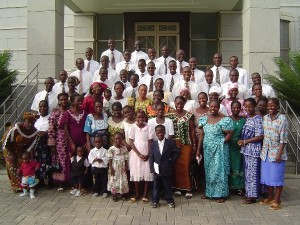 Liberian Saints at Ghana Temple